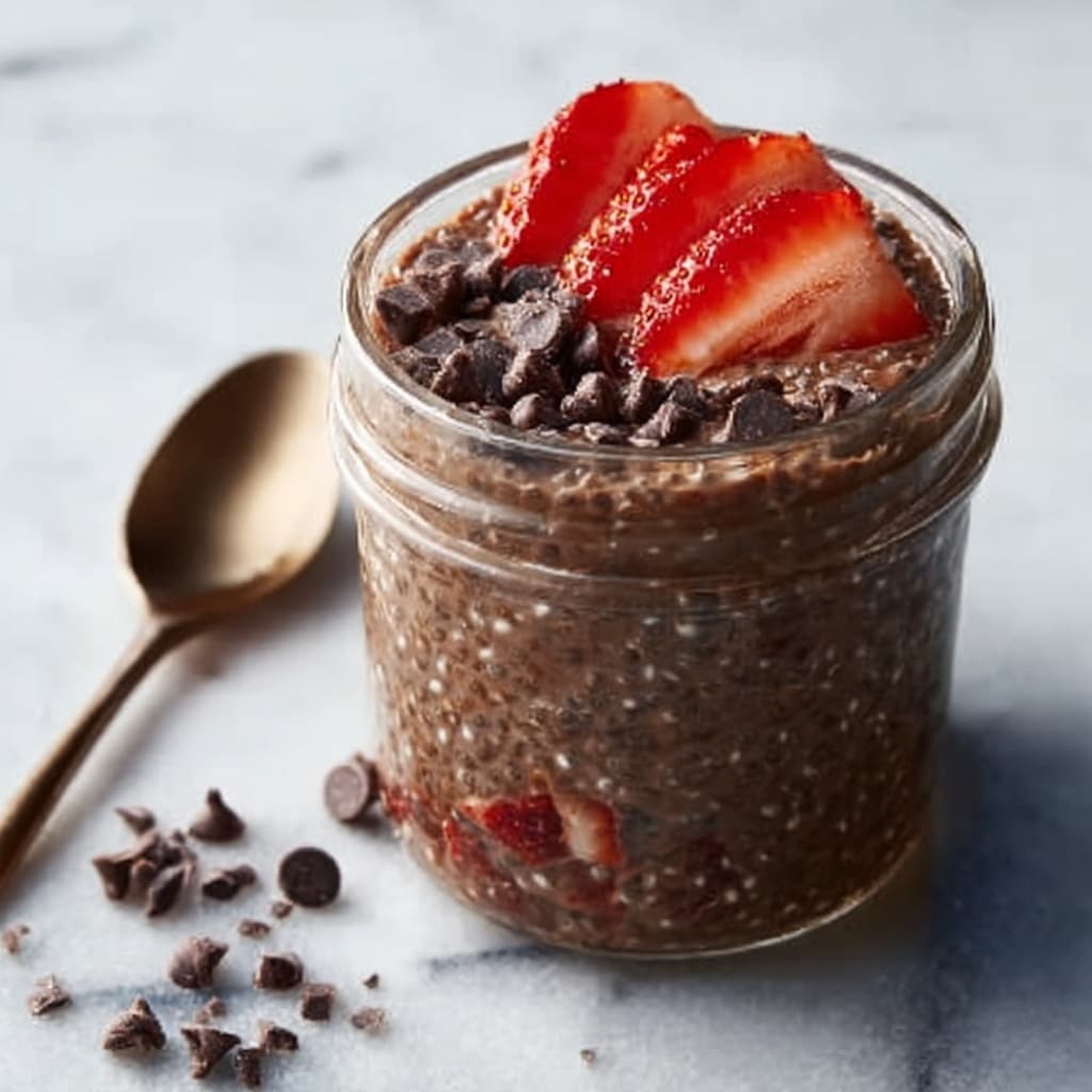 Brownie Batter Overnight Oats Recipe - Recipe Image