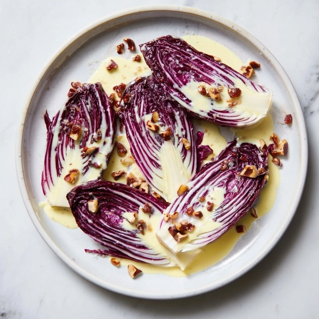 Radicchio Salad with Crème Fraîche Vinaigrette and Toasted Hazelnuts Recipe - Recipe Image