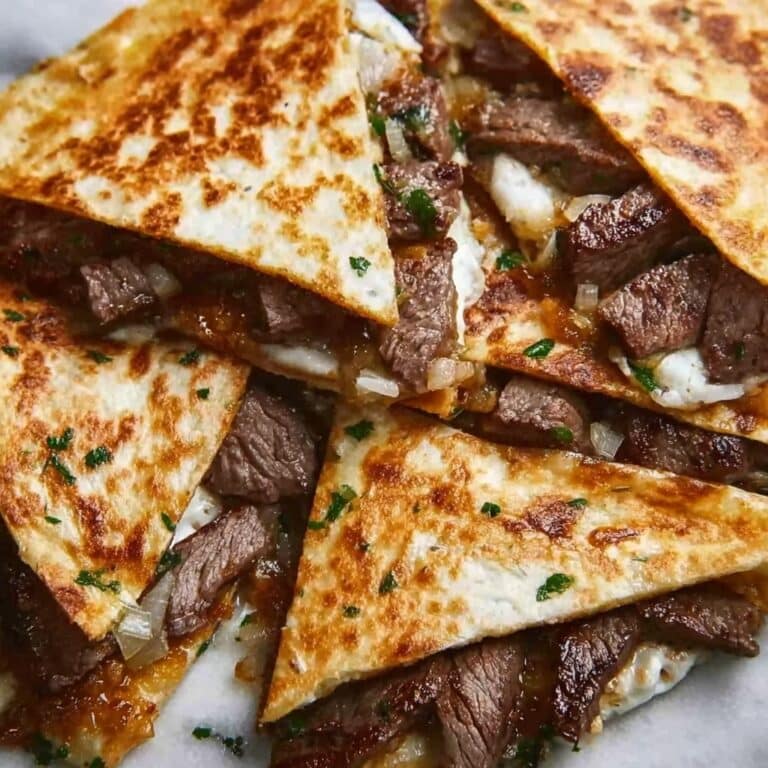 Steak Cheese Quesadillas on Blackstone Grill Recipe