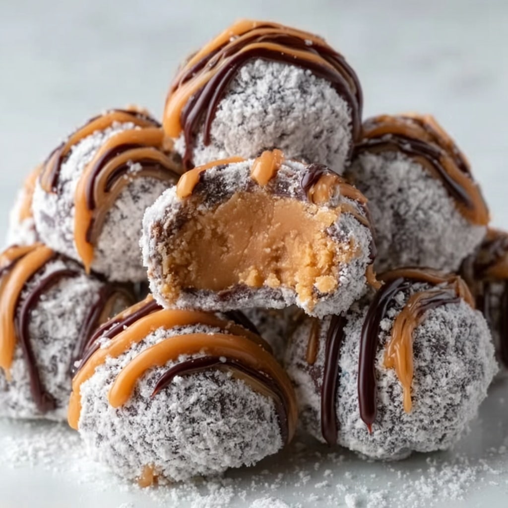 Chocolate Peanut Butter Snowballs Recipe