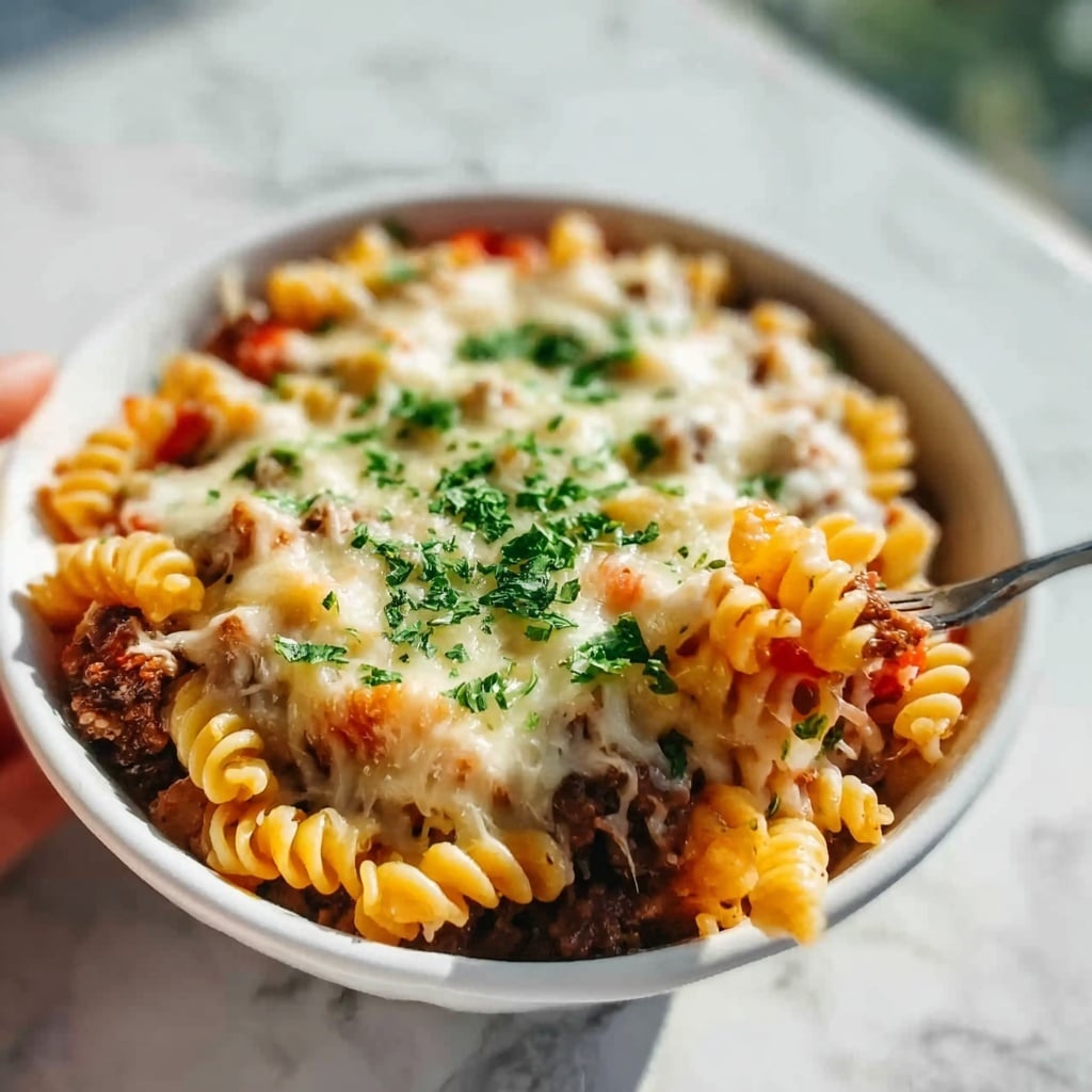 Easy Cheesy Baked Beef Goulash Casserole Recipe