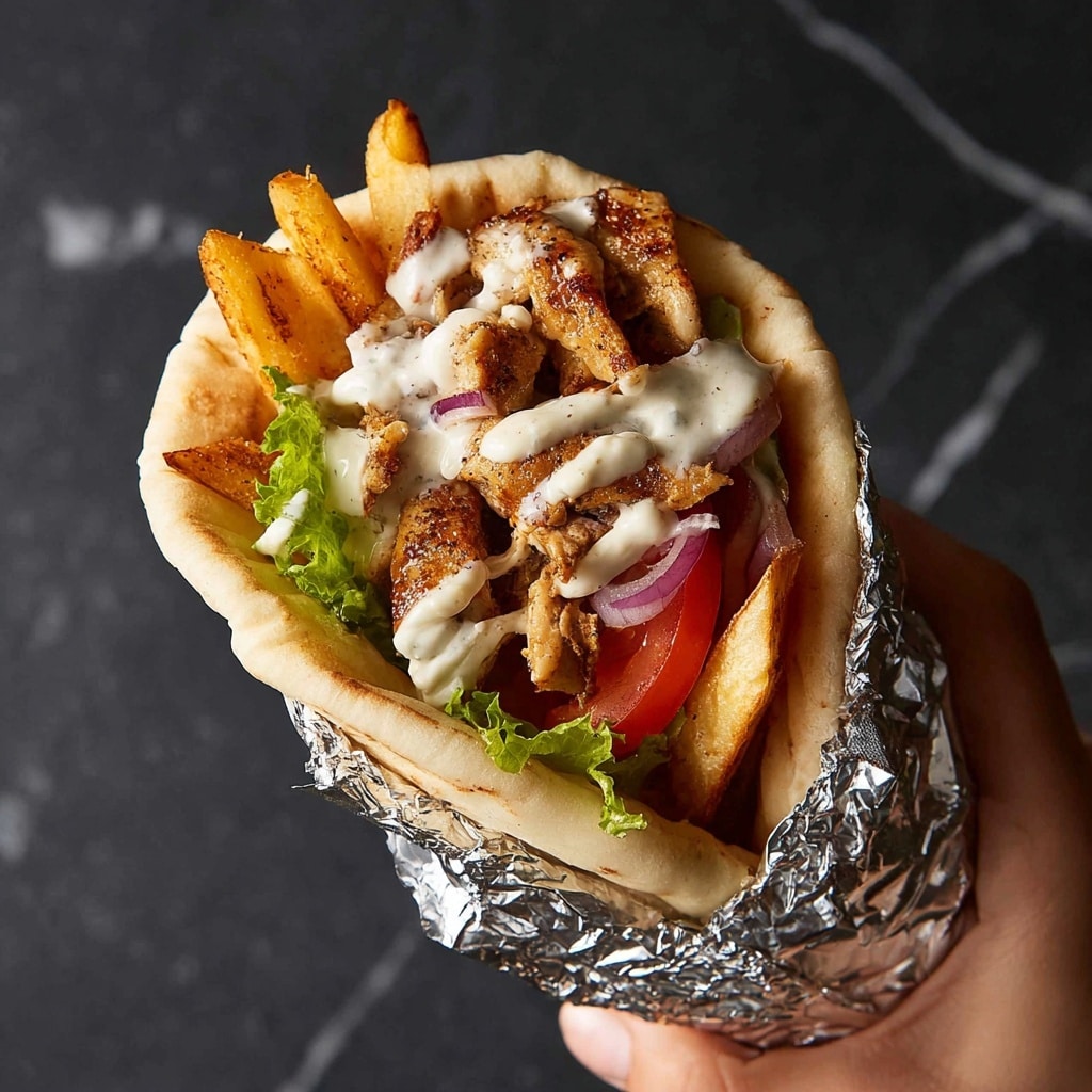 Kalimera's Famous Greek Chicken Gyros Recipe - Recipe Image