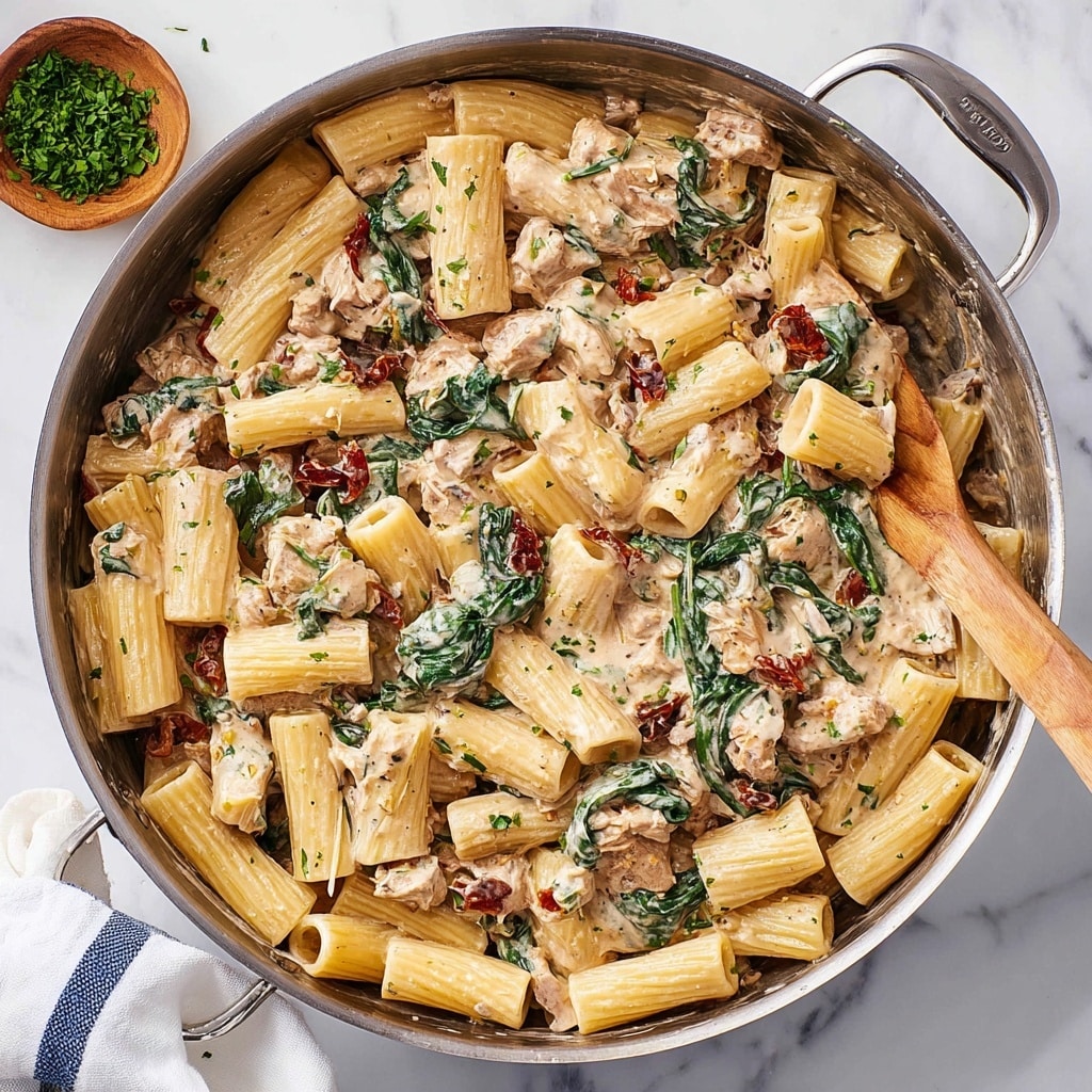 Creamy Italian Sausage Pasta Recipe - Recipe Image