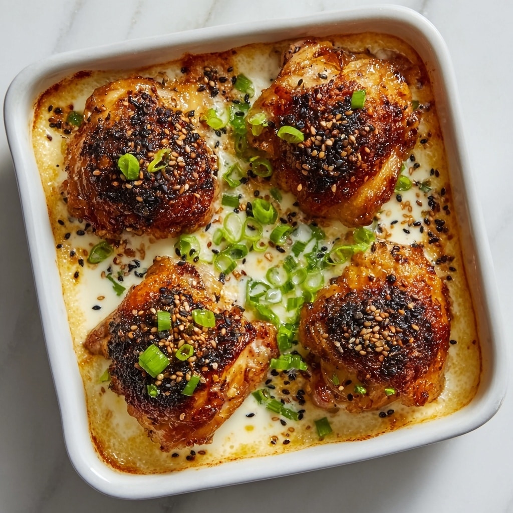 Croissant Breakfast Casserole with Sausage, Cream Cheese, and Green Onions Recipe - Recipe Image