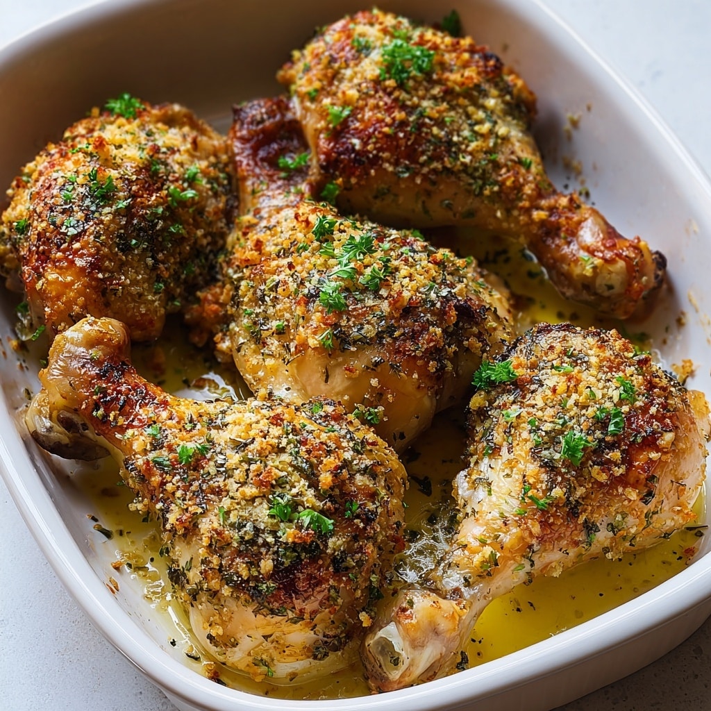 Garlic Parmesan Chicken Legs Recipe - Recipe Image