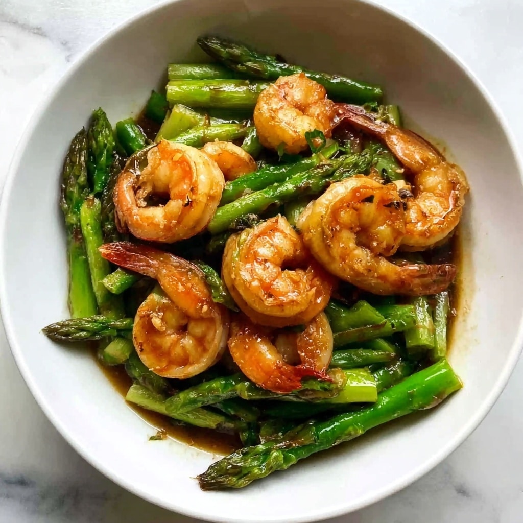 Shrimp and Asparagus Stir Fry Recipe - Recipe Image