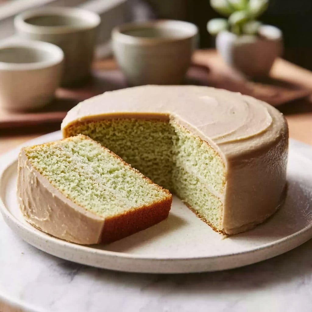 Matcha Pound Cake Recipe - Recipe Image