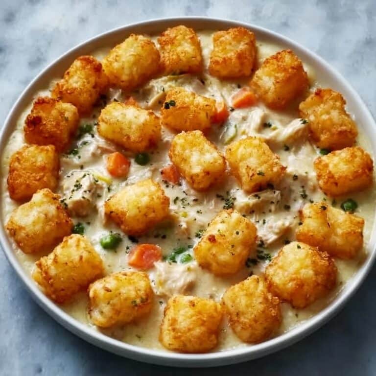 Tater Tot Chicken Pot Pie Recipe
