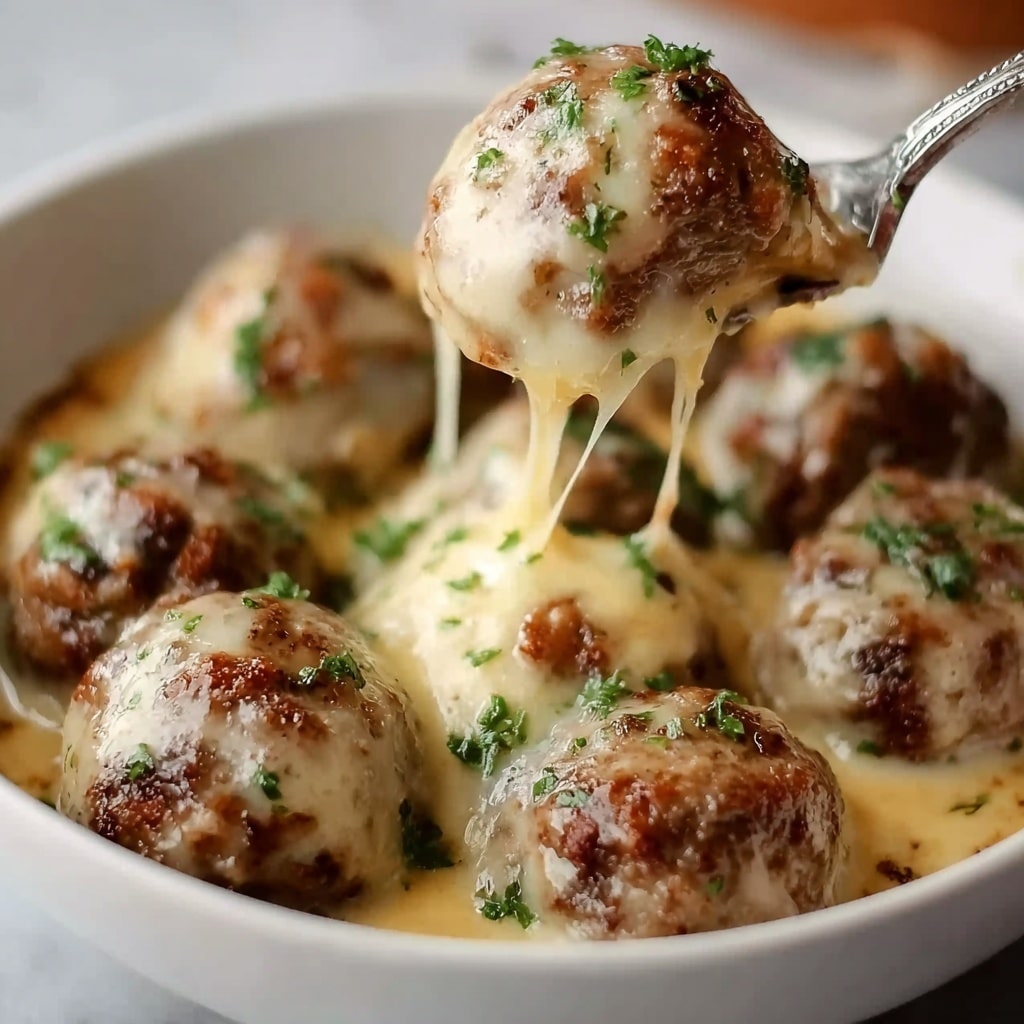 French Onion Meatballs in Onion Gravy Recipe - Recipe Image