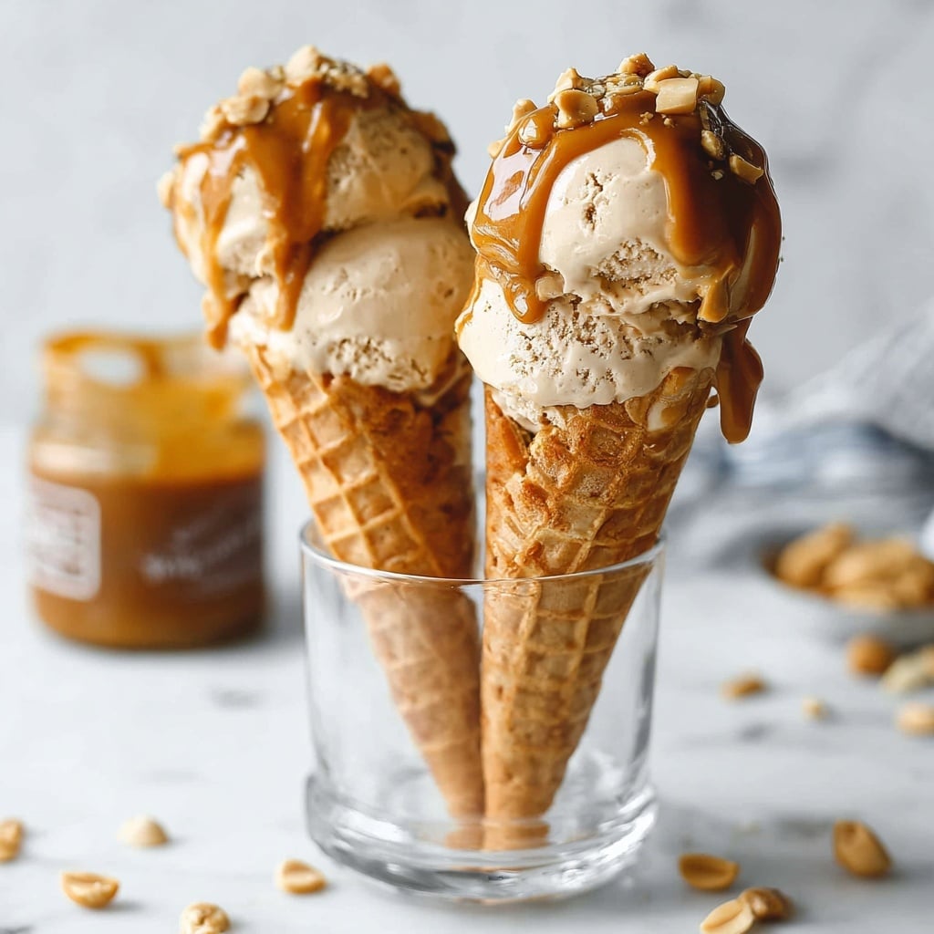 Vegan Peanut Butter Ice Cream Recipe - Recipe Image