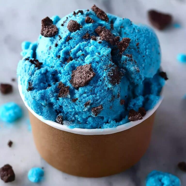 Cookie Monster Edible Cookie Dough Recipe