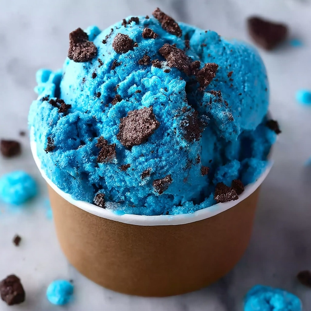 Cookie Monster Edible Cookie Dough Recipe