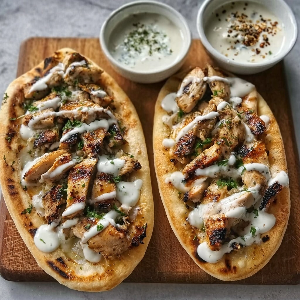 Greek Chicken Gyros with Tzatziki Sauce Recipe - Recipe Image