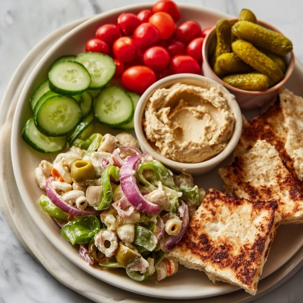 Marinated Green Olive Bean Salad with Chive Basil Dressing Recipe - Recipe Image