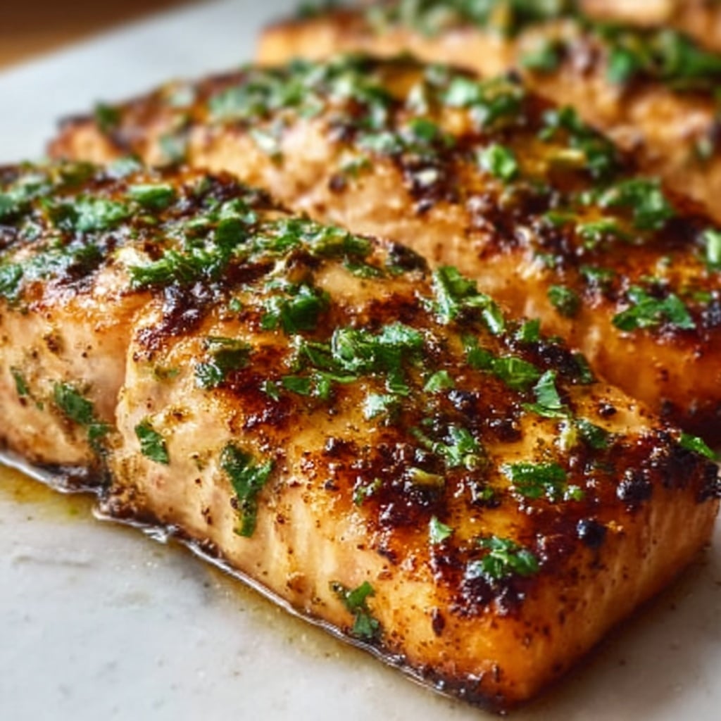 Sweet and Savory Baked Salmon with Brown Sugar and Soy Glaze Recipe - Recipe Image