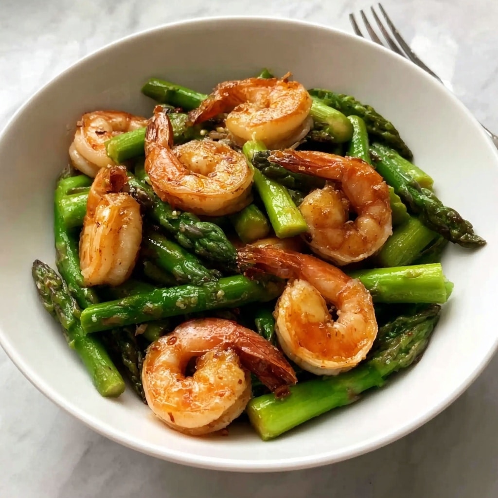 Shrimp and Asparagus Stir Fry Recipe - Recipe Image
