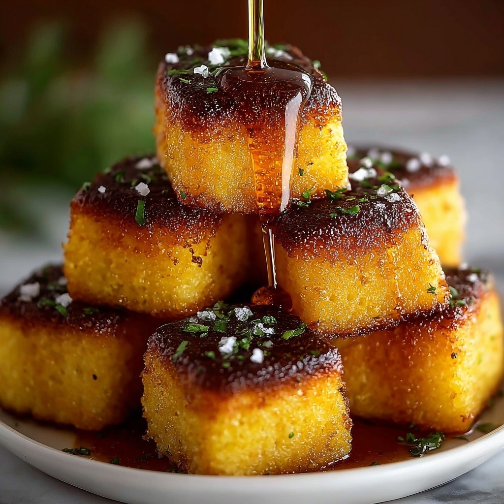 Honey Butter Cornbread Poppers Recipe - Recipe Image