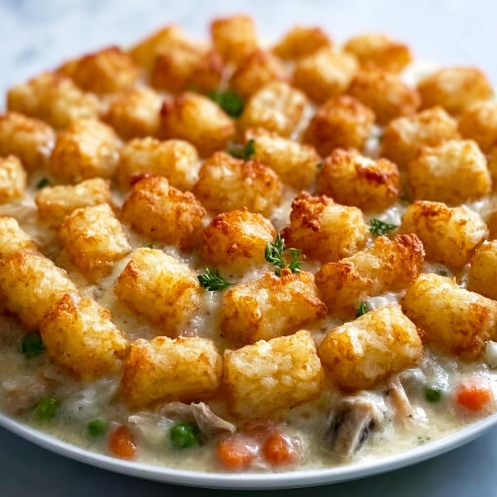 Tater Tot Chicken Pot Pie Recipe - Recipe Image