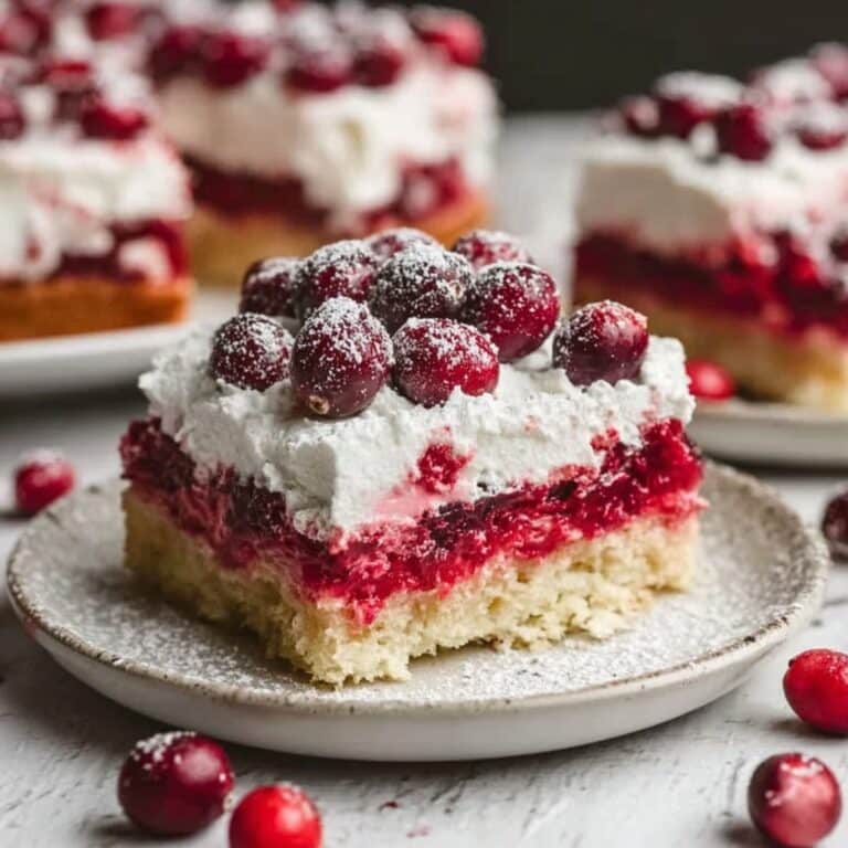 Christmas Cranberry Poke Cake Recipe