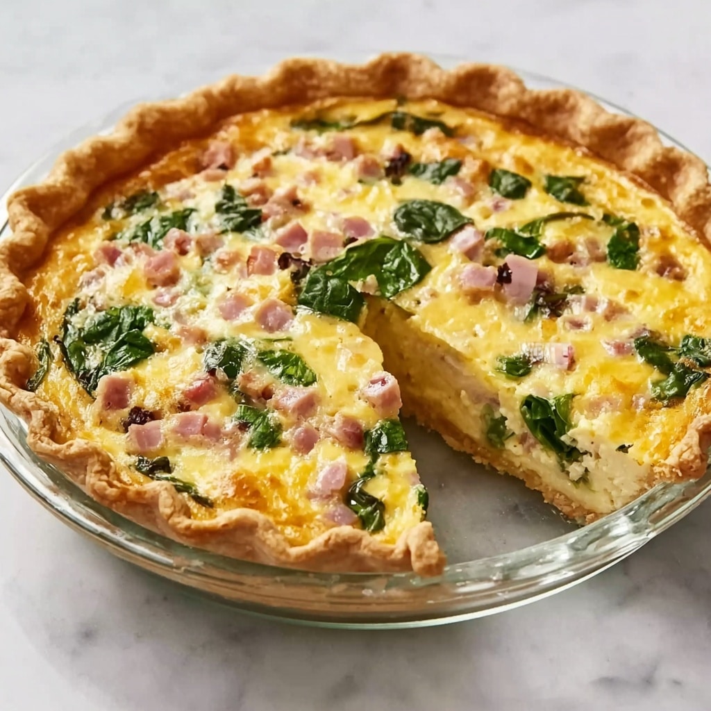 Ham and Cheese Quiche Recipe - Recipe Image