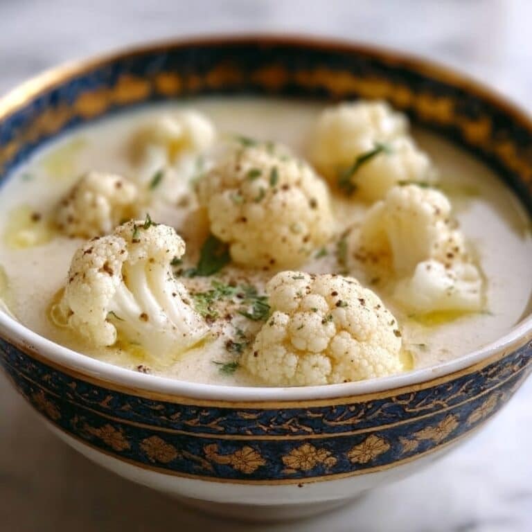 Mediterranean-Style Cauliflower Soup Recipe