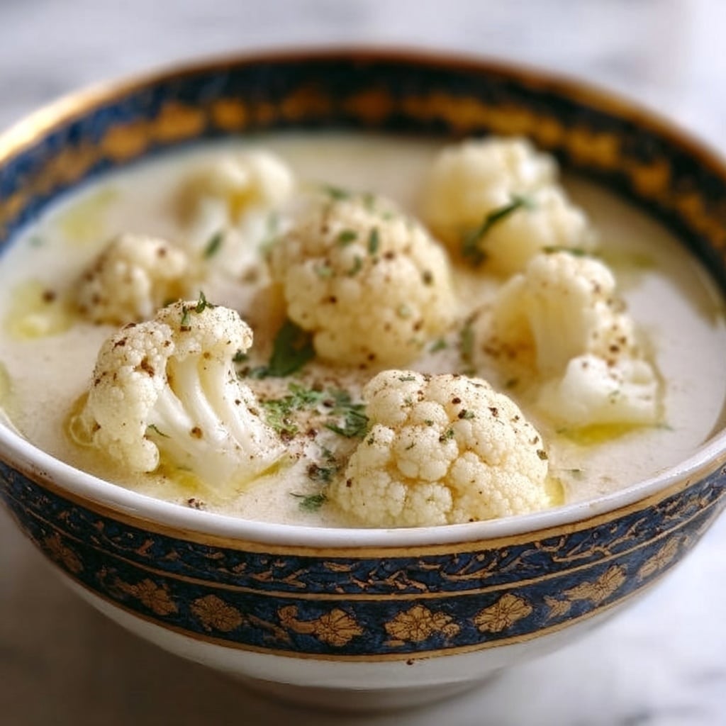Mediterranean-Style Cauliflower Soup Recipe