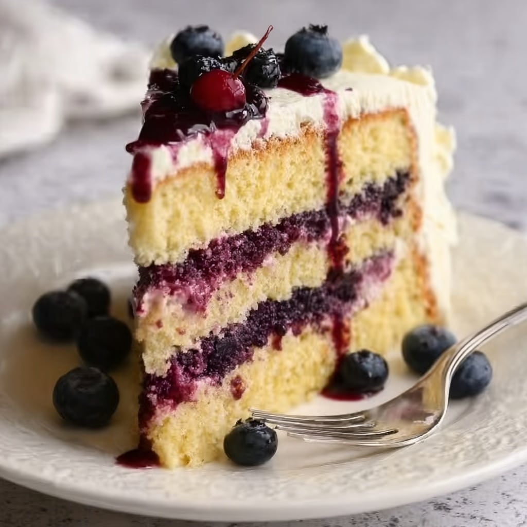 White Forest Cake Recipe - Recipe Image