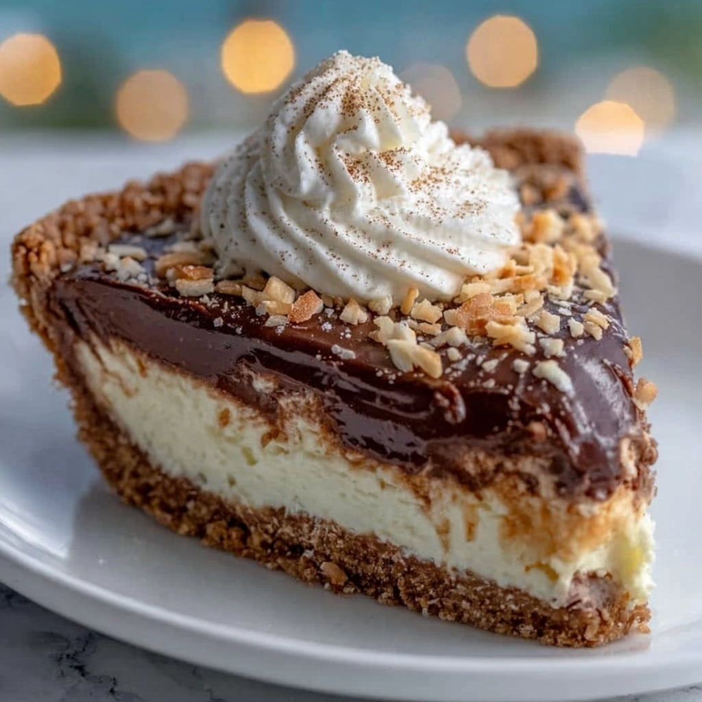 No-Bake German Chocolate Pie Recipe - Recipe Image