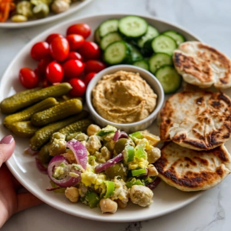Marinated Green Olive Bean Salad with Chive Basil Dressing Recipe