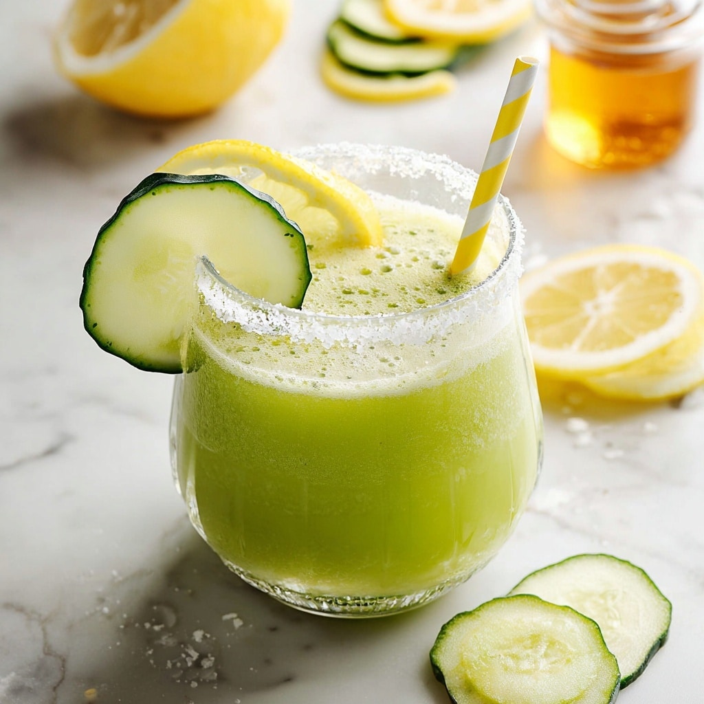 Healthy Cucumber Lemonade Recipe - Recipe Image