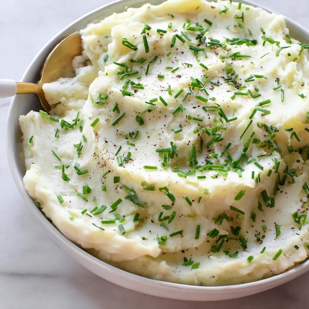 Creamy Boursin Mashed Potatoes Recipe - Recipe Image