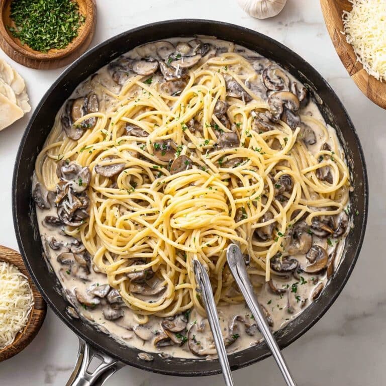 Creamy Mushroom Pasta Recipe