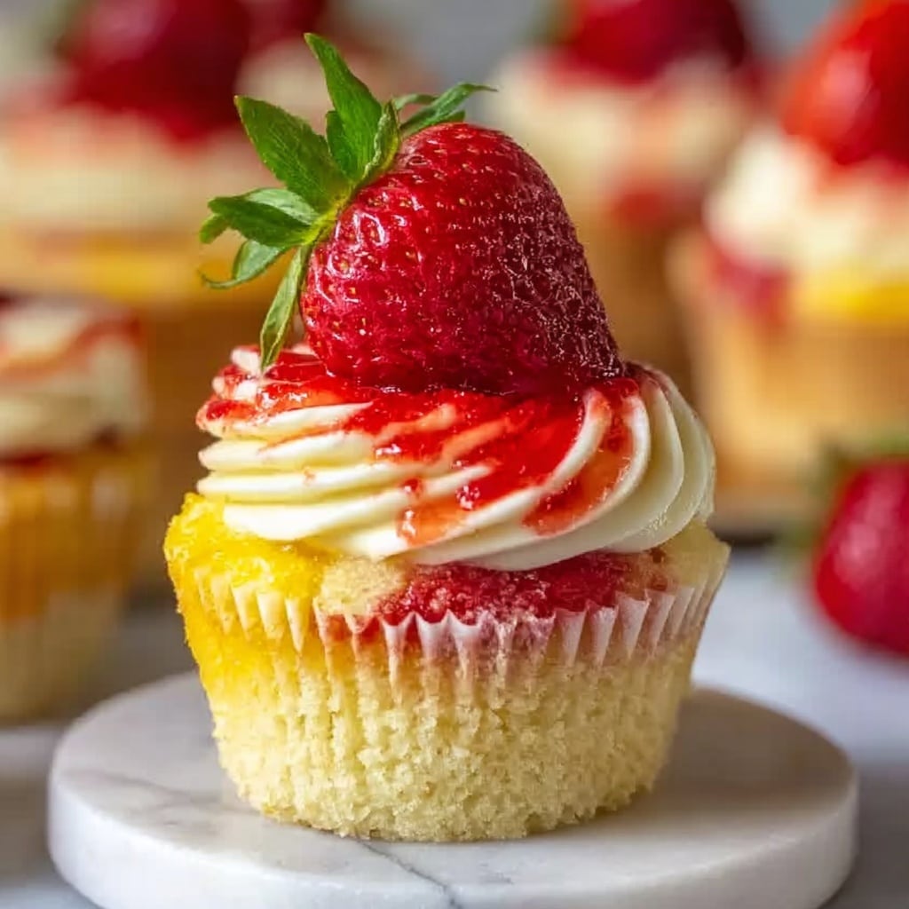 Strawberry Mango Margarita Cupcakes Recipe