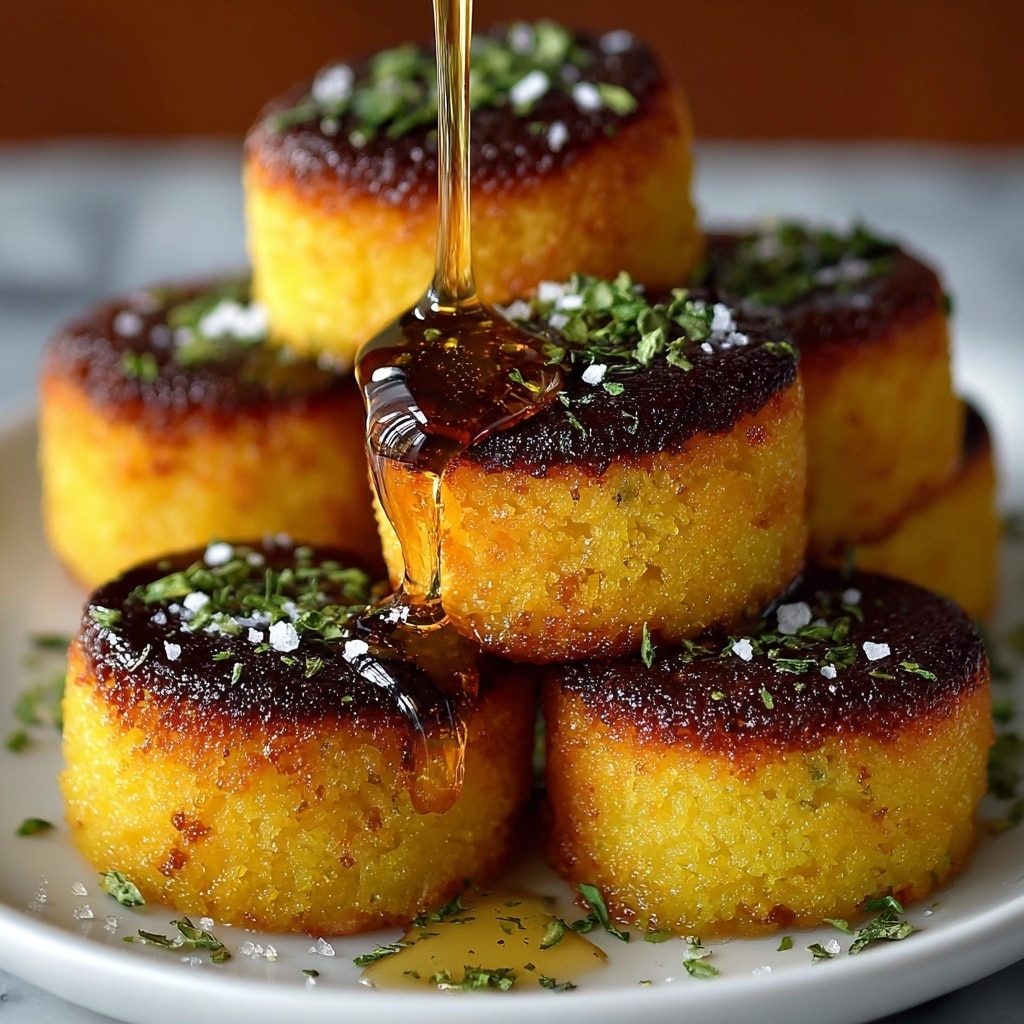 Honey Butter Cornbread Poppers Recipe - Recipe Image