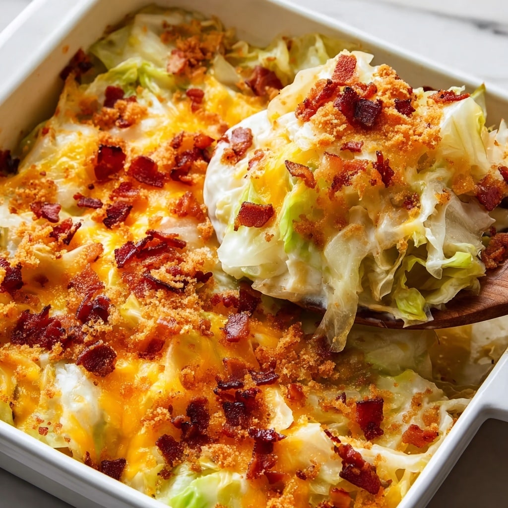 Creamy Bacon and Cabbage Casserole Recipe - Recipe Image