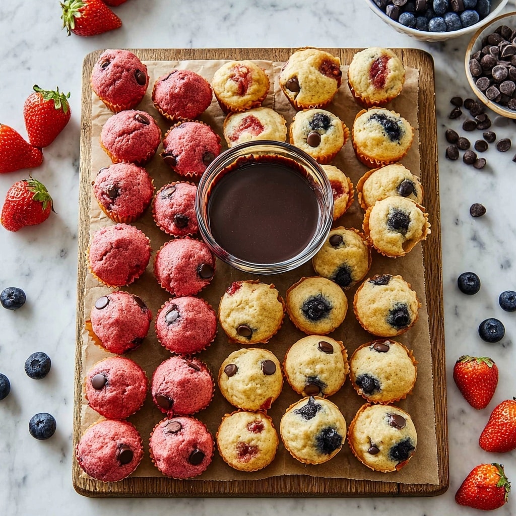 Pancake Muffin Bites with Fresh Fruit and Chocolate Chips Recipe - Recipe Image
