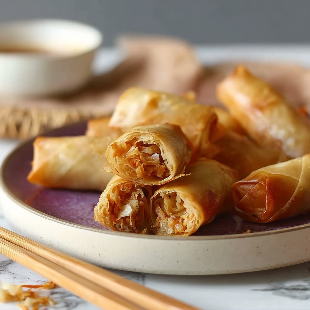 Baked Apple Pie Rice Paper Rolls: An Incredible Ultimate Recipe - Recipe Image