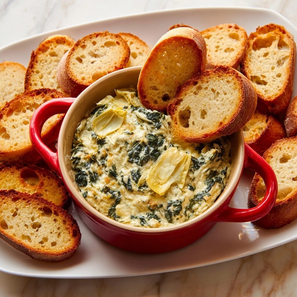 Healthy Spinach Artichoke Dip Recipe - Recipe Image