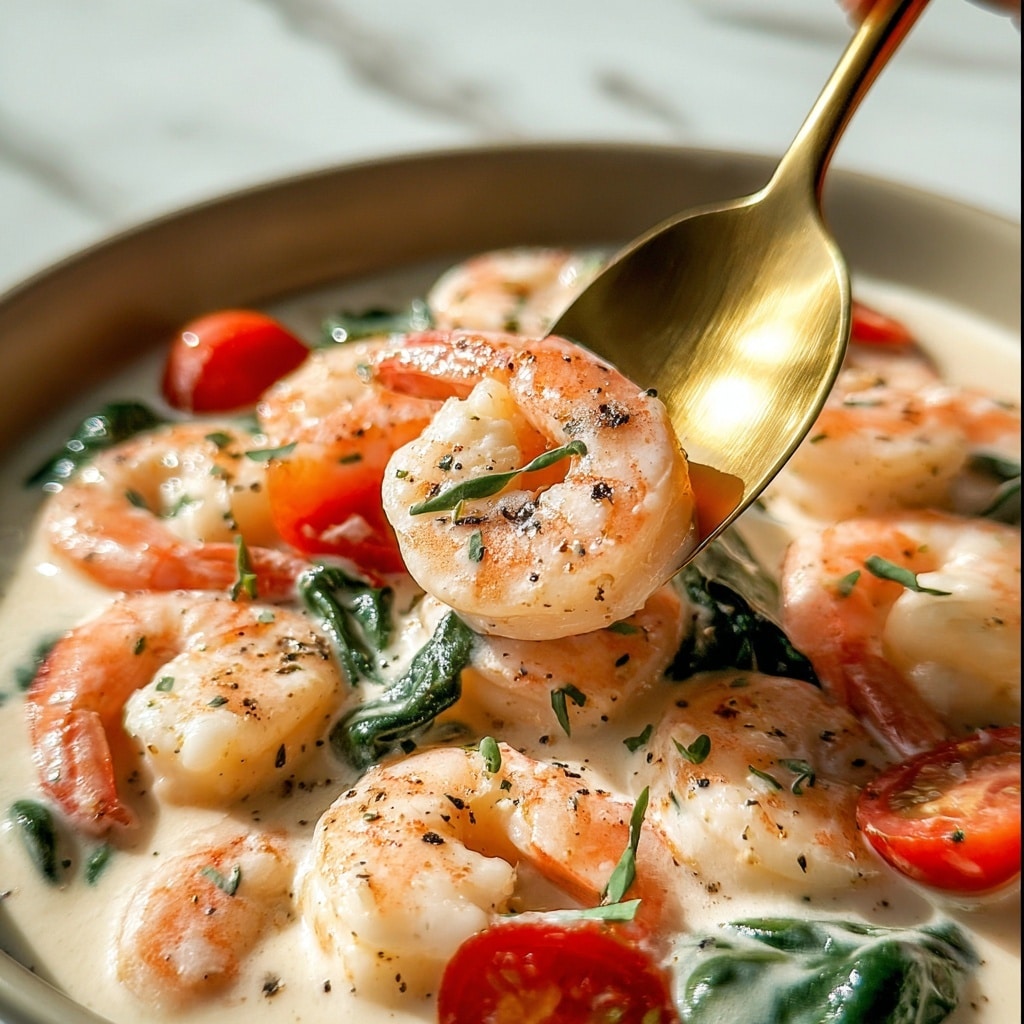 Tuscan Shrimp in Creamy Tomato Sauce Recipe - Recipe Image