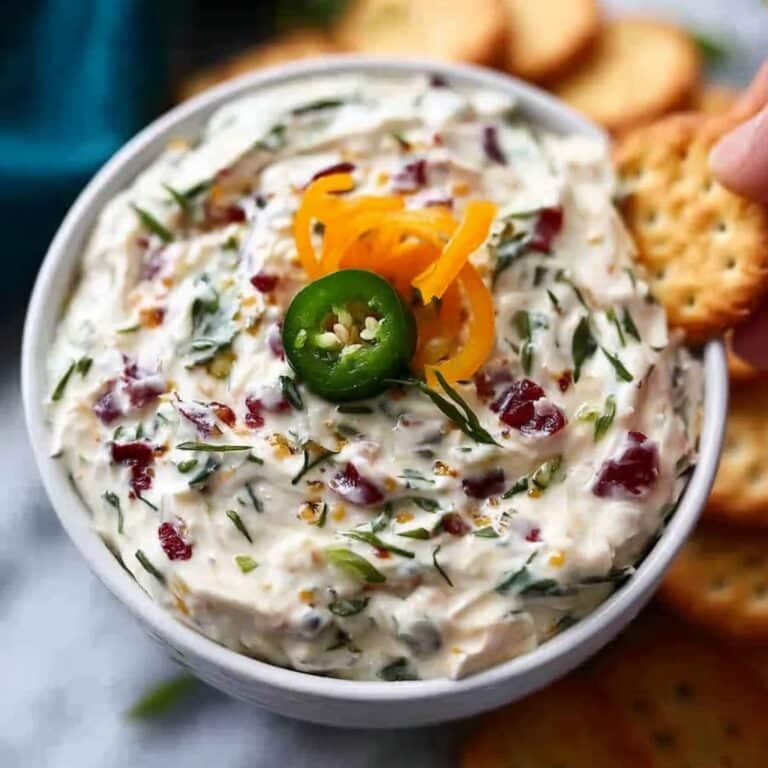 Holiday Cranberry Jalapeño Cream Cheese Dip Recipe