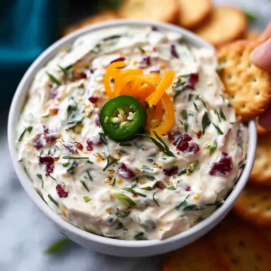 Holiday Cranberry Jalapeño Cream Cheese Dip Recipe - Recipe Image