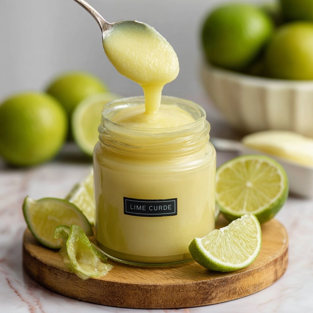Easy Eggless and Dairy-Free Lime Curd with Optional Matcha Recipe - Recipe Image