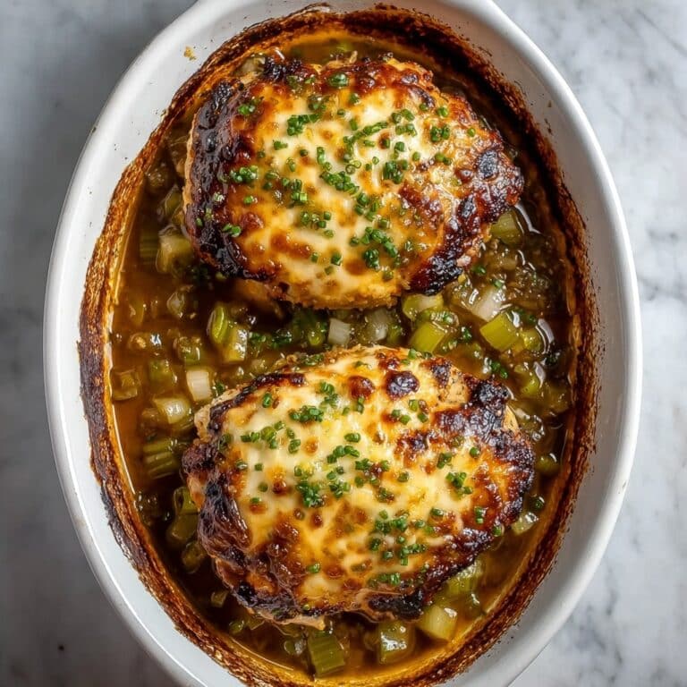 French Onion Stuffed Chicken Recipe