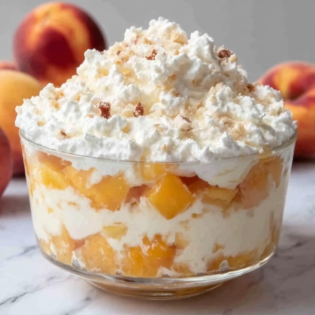 Peach Fluff Recipe - Recipe Image