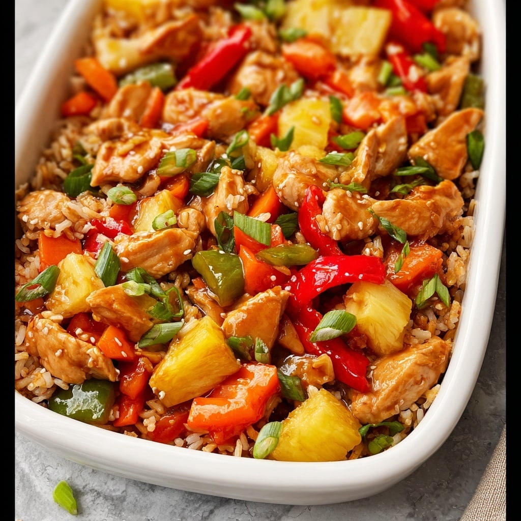 Sweet and Sour Chicken Casserole Recipe - Recipe Image
