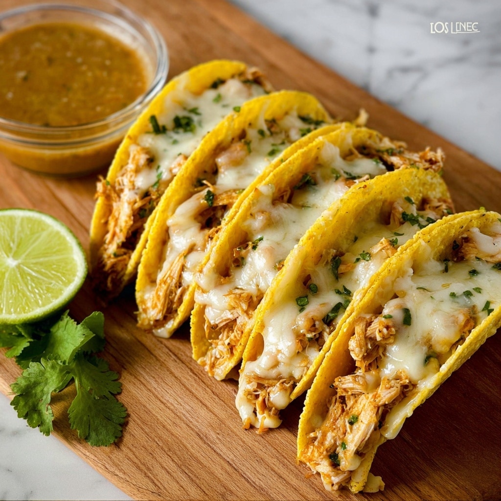 Oven Baked Honey Lime Chicken Tacos Recipe - Recipe Image