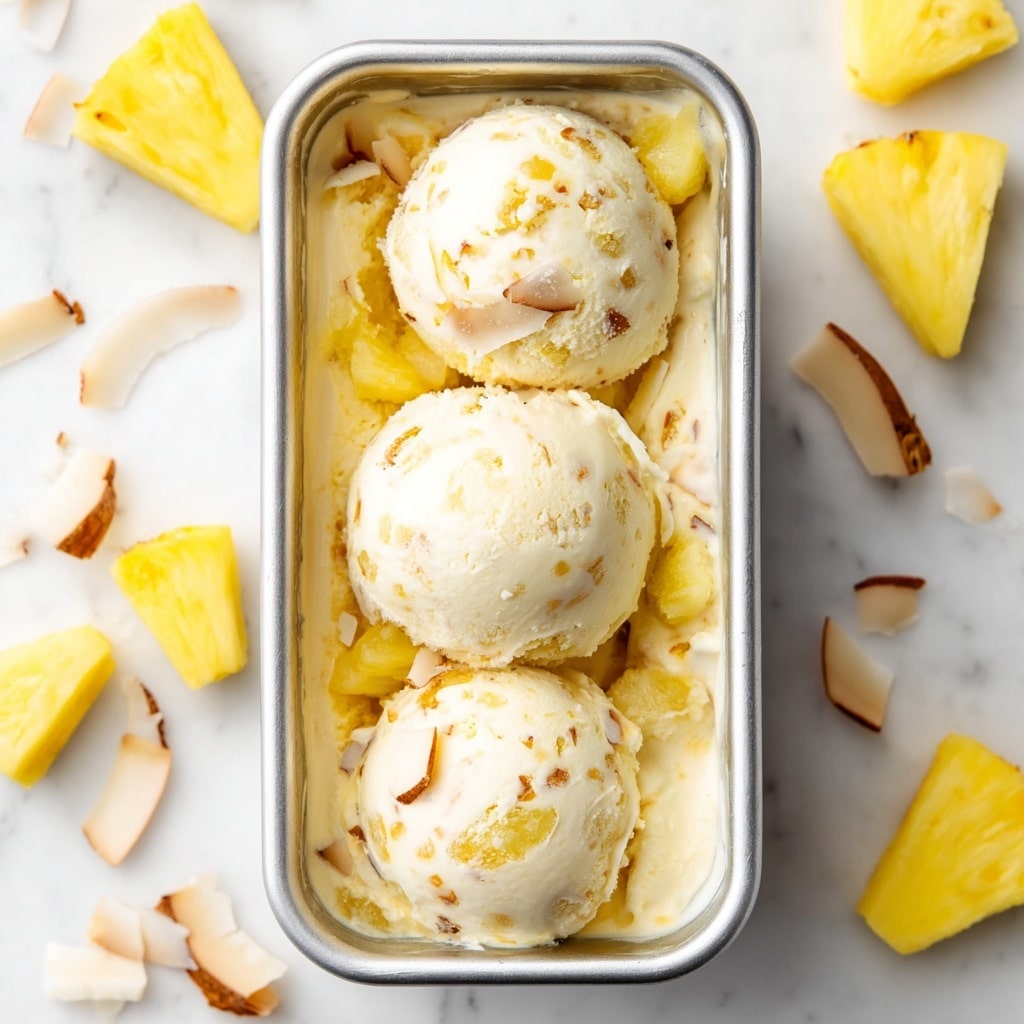 Pina Colada Ice Cream Recipe - Recipe Image