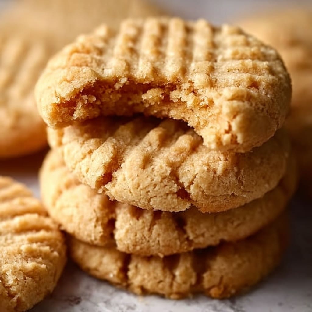 Air Fryer Peanut Butter Cookies Recipe - Recipe Image