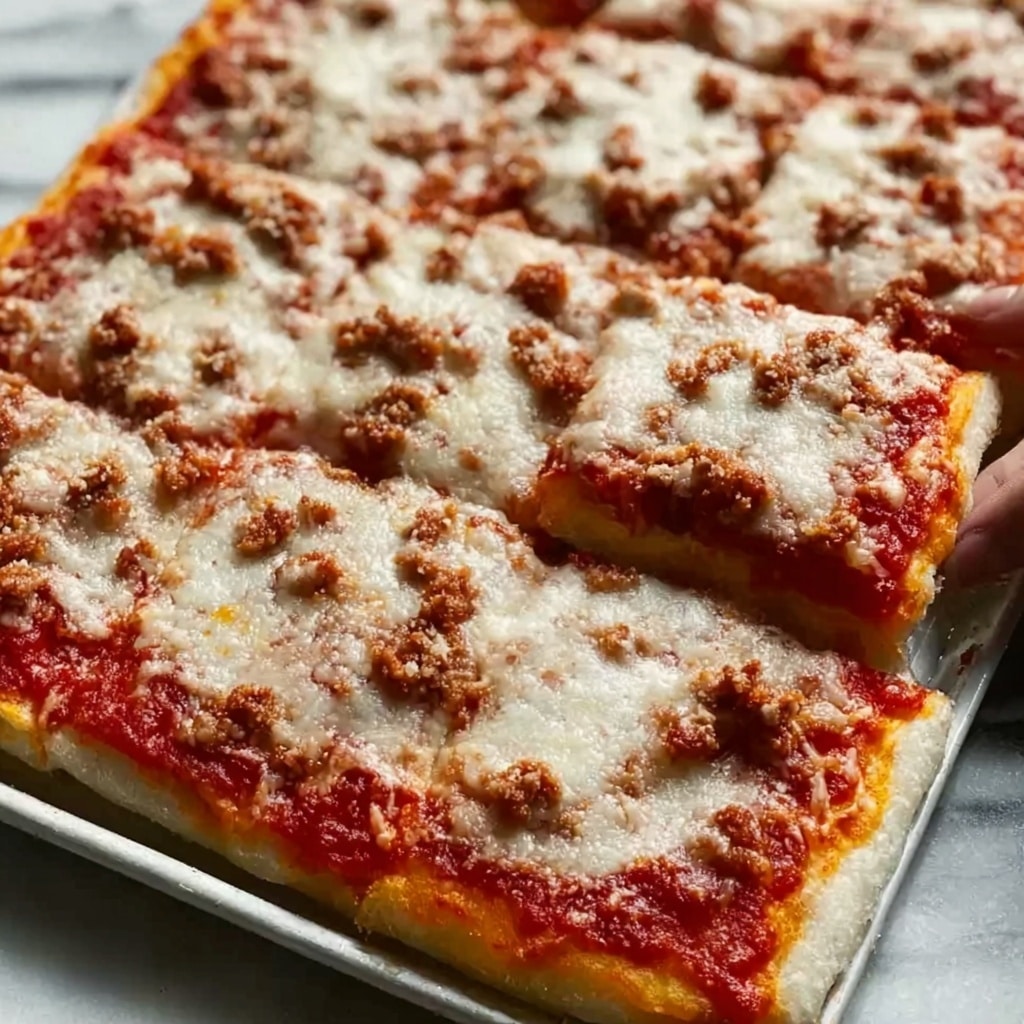 School Cafeteria-Style Pizza Recipe - Recipe Image