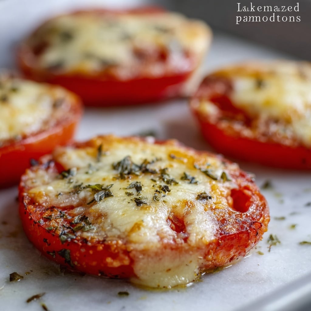 Baked Parmesan Tomatoes Recipe - Recipe Image